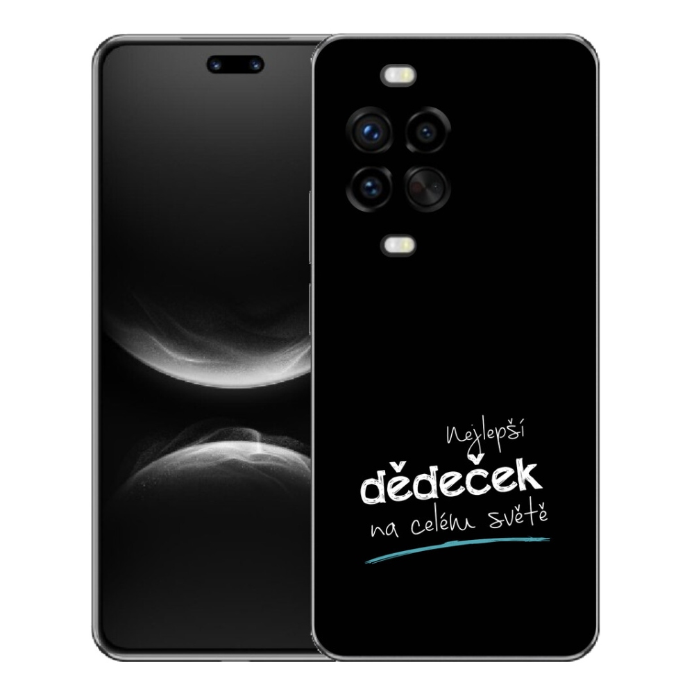 mmCase gél tok a Huawei Nova 14 Pro-hoz – a legjobb „nagypapa 3” fekete háttérrel