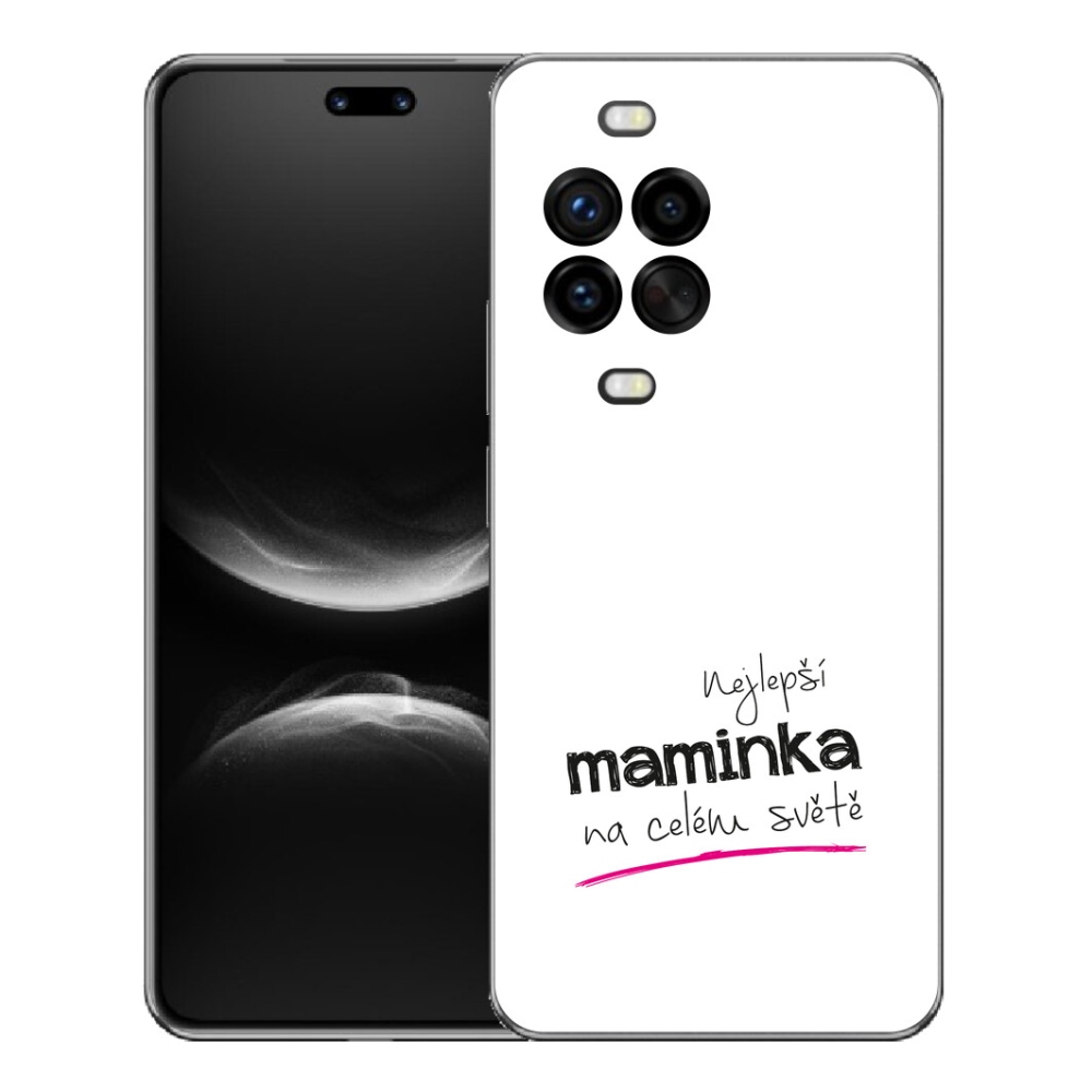 mmCase géltok a Huawei Nova 14 Pro-hoz – „A legjobb anyuka” felirattal, fehér háttérrel
