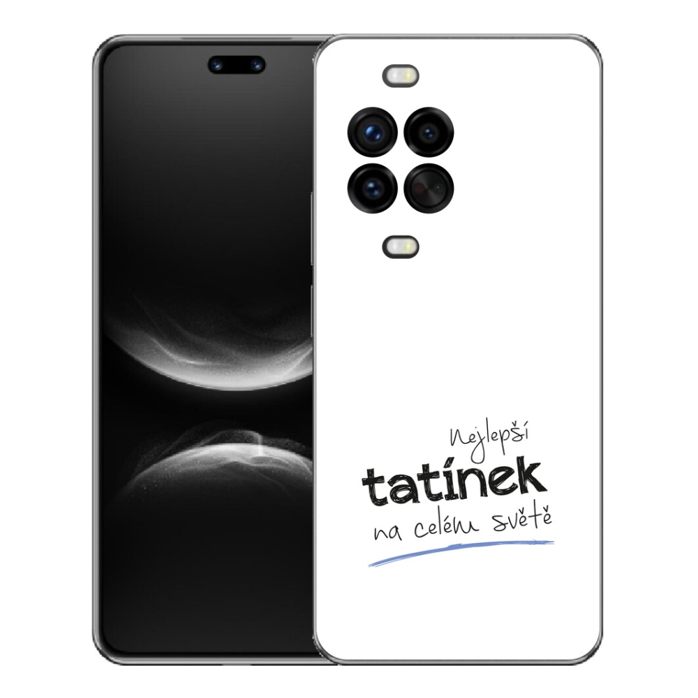 mmCase gél tok a Huawei Nova 14 Pro-hoz – „A legjobb apa” felirattal, fehér háttérrel