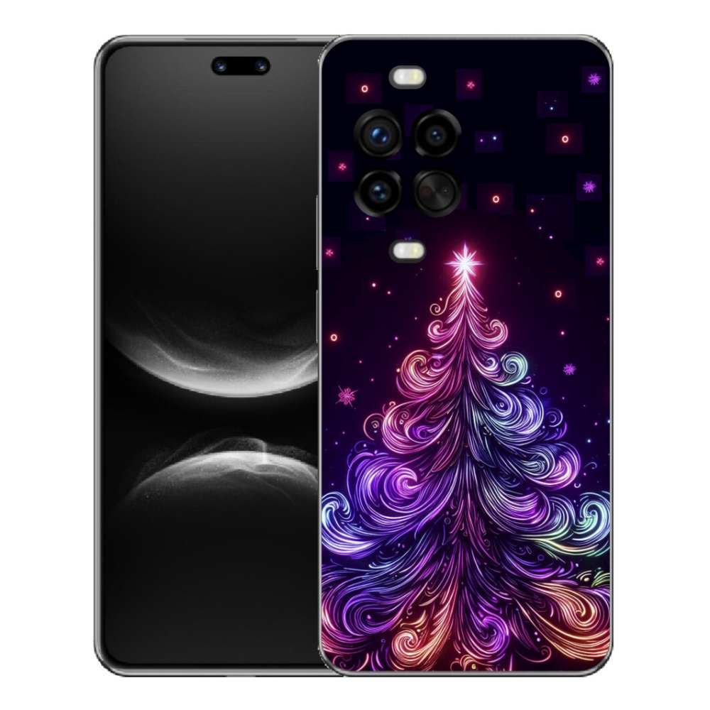 mmCase gél tok a Huawei Nova 14 Pro-hoz – neon karácsonyfa 1