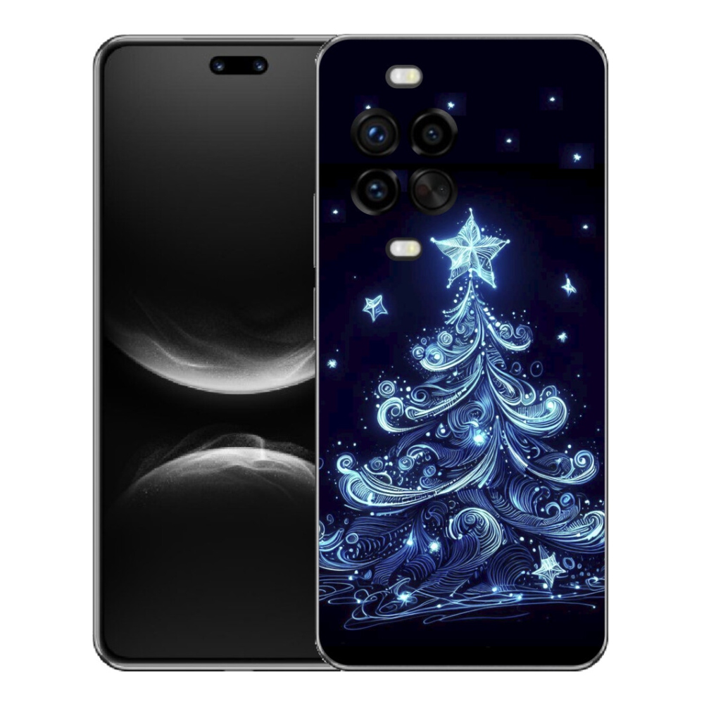 mmCase gél tok a Huawei Nova 14 Pro-hoz – neon karácsonyfa 4