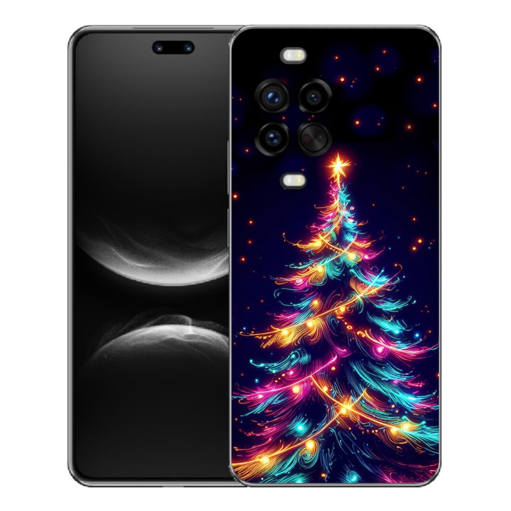 mmCase gél tok a Huawei Nova 14 Pro-hoz – neon karácsonyfa