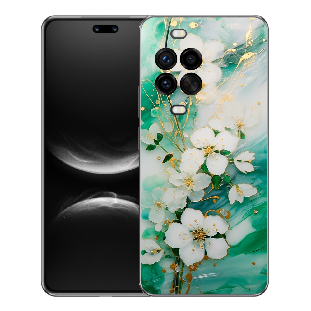mmCase gél tok a Huawei Nova 14 Pro-hoz – finom virágok