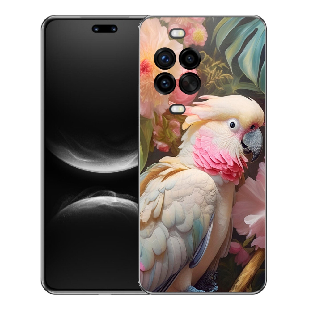mmCase géltok a Huawei Nova 14 Pro-hoz – rózsaszín kakadu papagáj 2