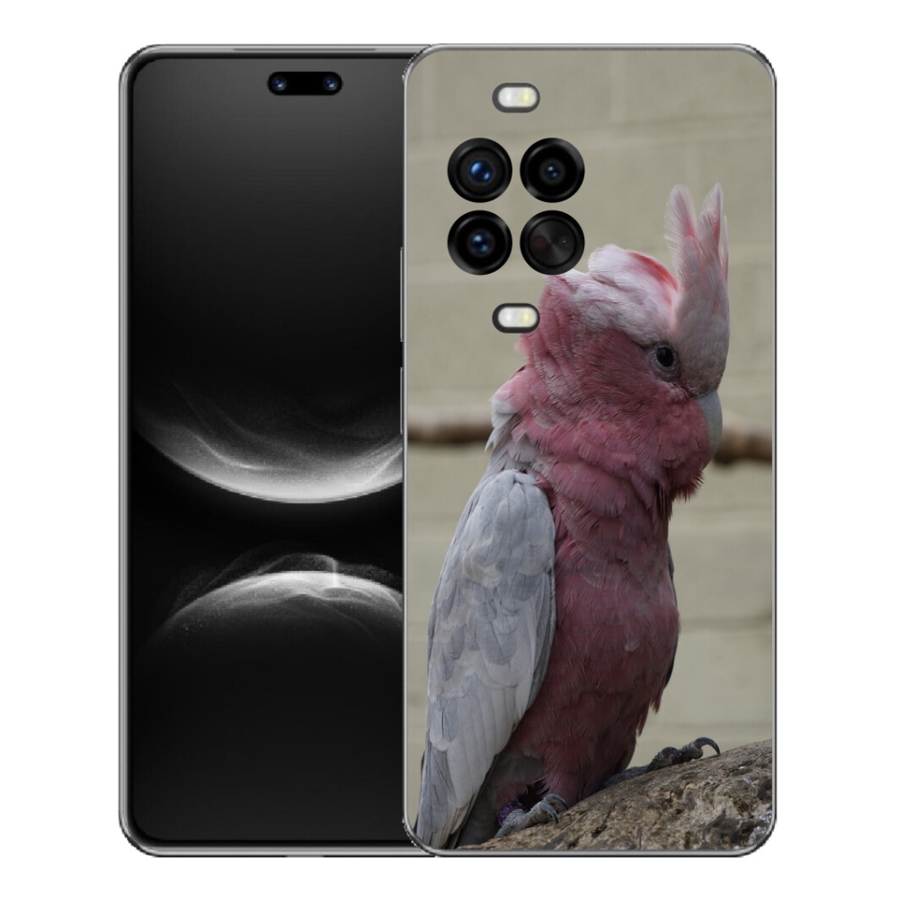 mmCase géltok a Huawei Nova 14 Pro-hoz – rózsaszín kakadu papagáj