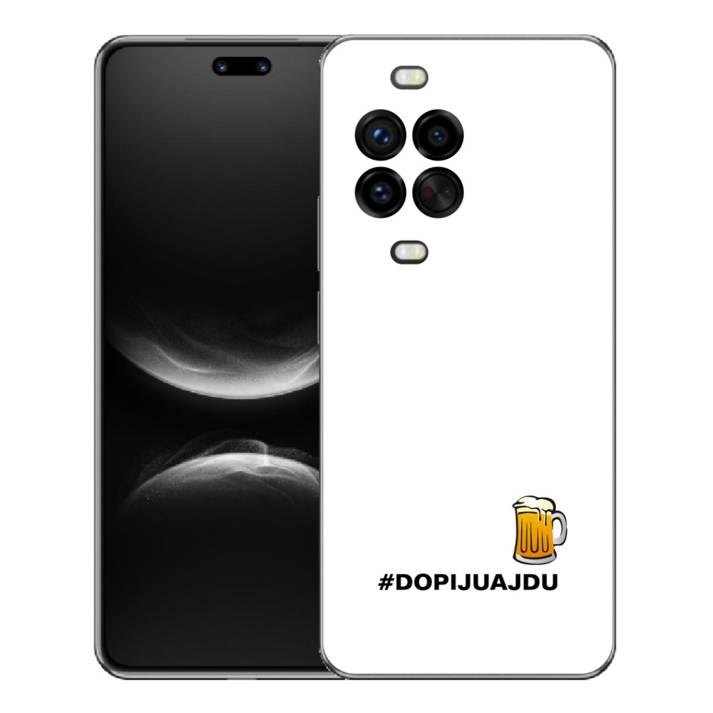 mmCase géltok a Huawei Nova 14 Pro-hoz – sörös motívum, 1 db, fehér háttérrel
