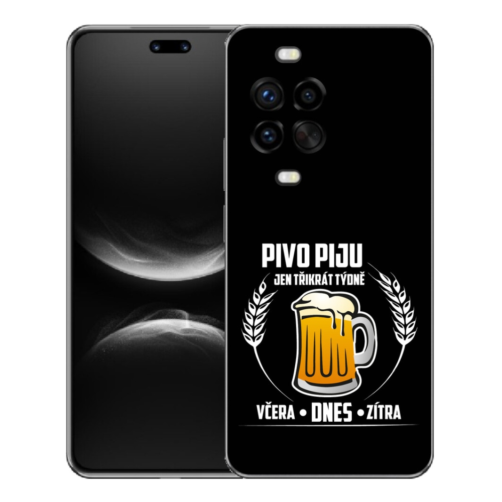 mmCase géltok a Huawei Nova 14 Pro-hoz – sörös motívum, fekete háttér
