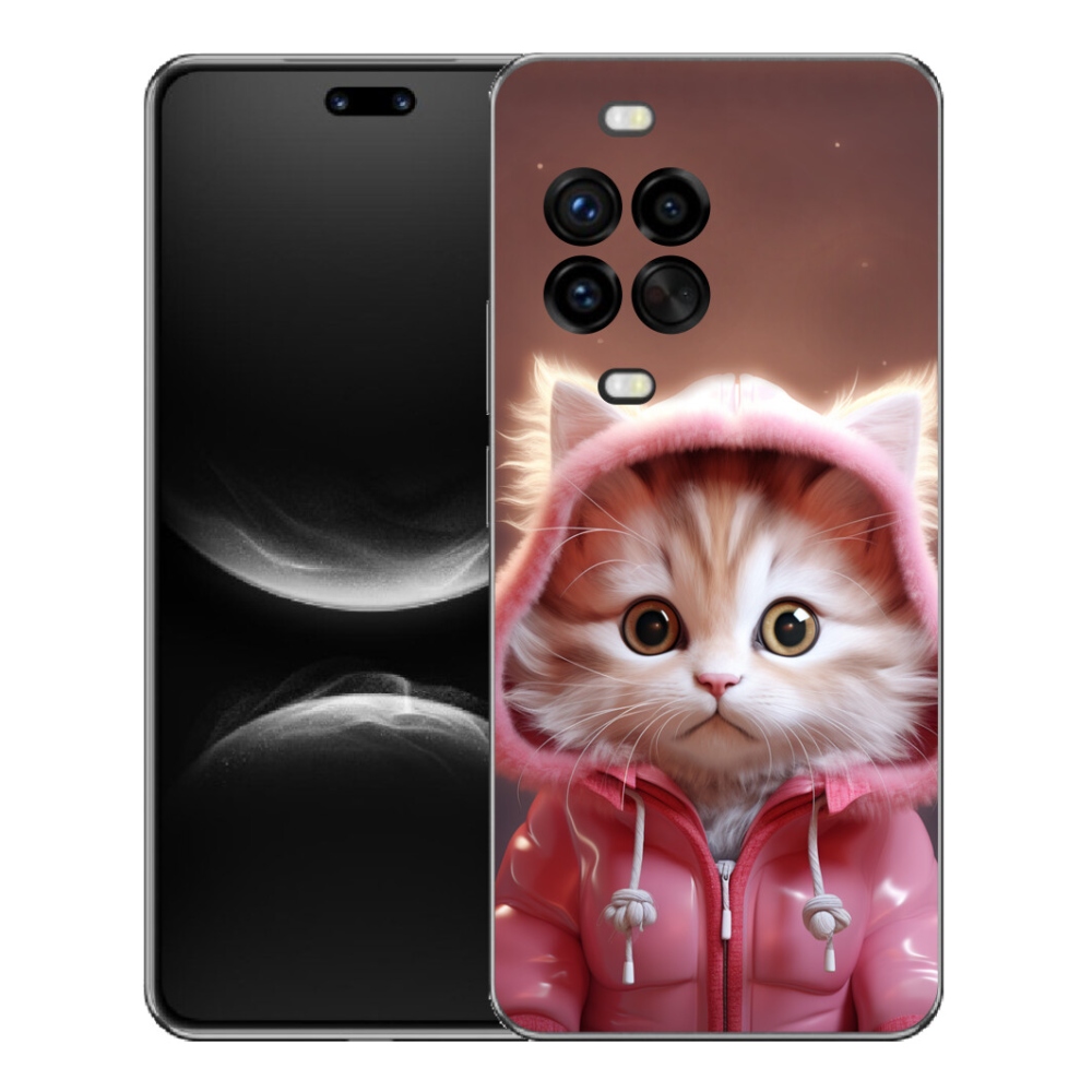 mmCase gél tok a Huawei Nova 14 Pro-hoz – aranyos cica 3