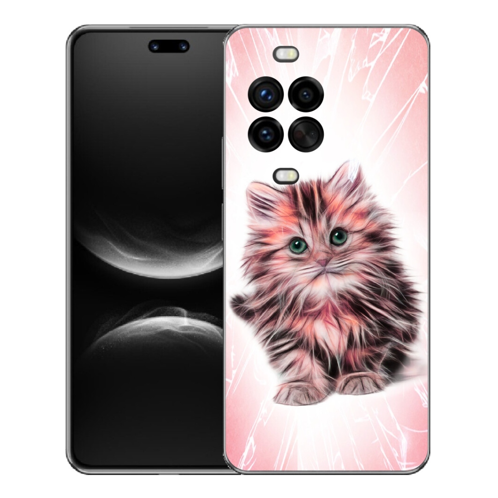 mmCase gél tok a Huawei Nova 14 Pro-hoz – aranyos cica