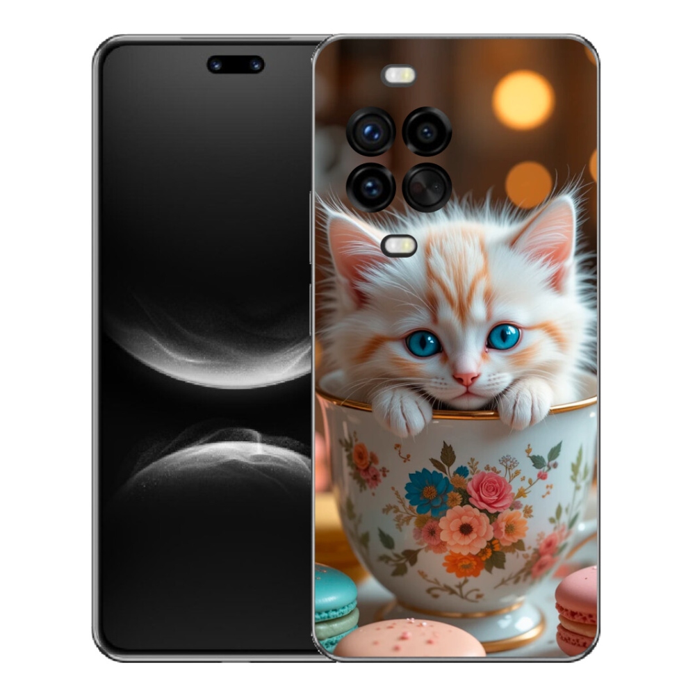 mmCase gél tok a Huawei Nova 14 Pro-hoz – aranyos cica 6