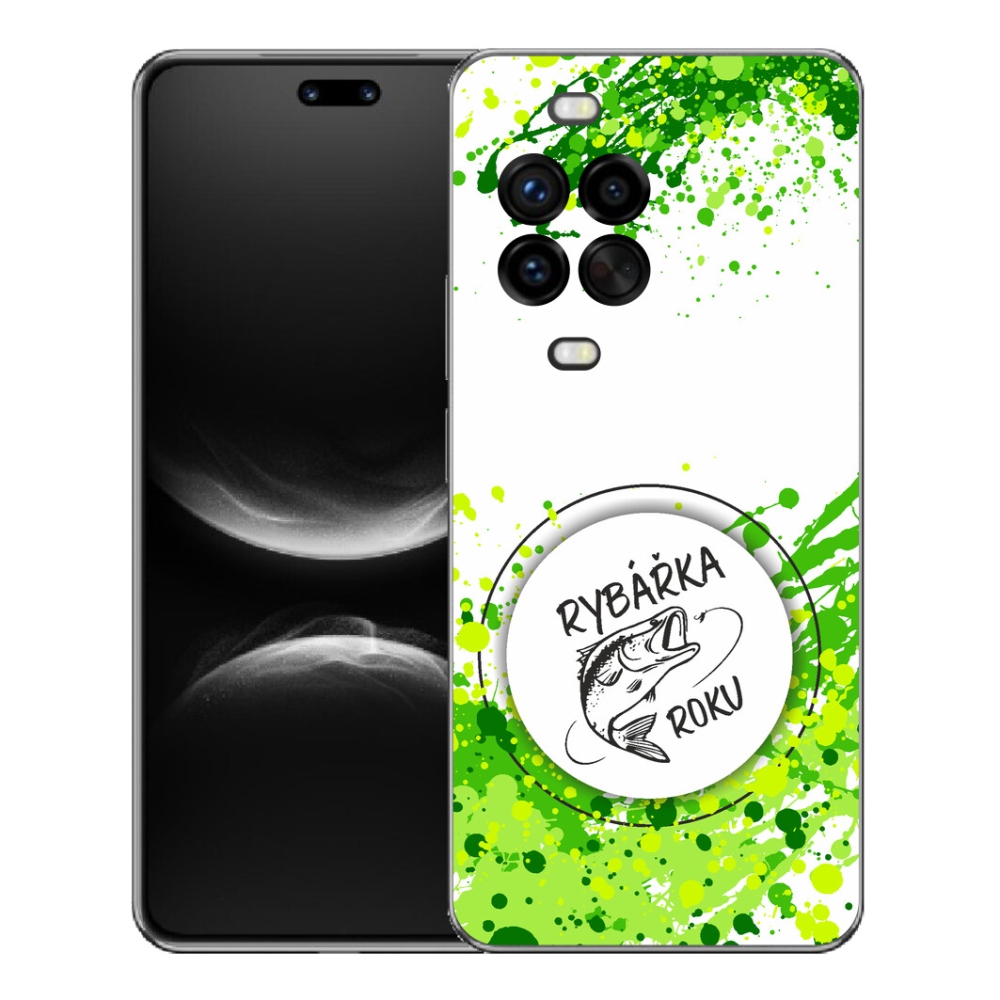 mmCase géltok a Huawei Nova 14 Pro-hoz – „Az év horgásznője” fehér háttérrel
