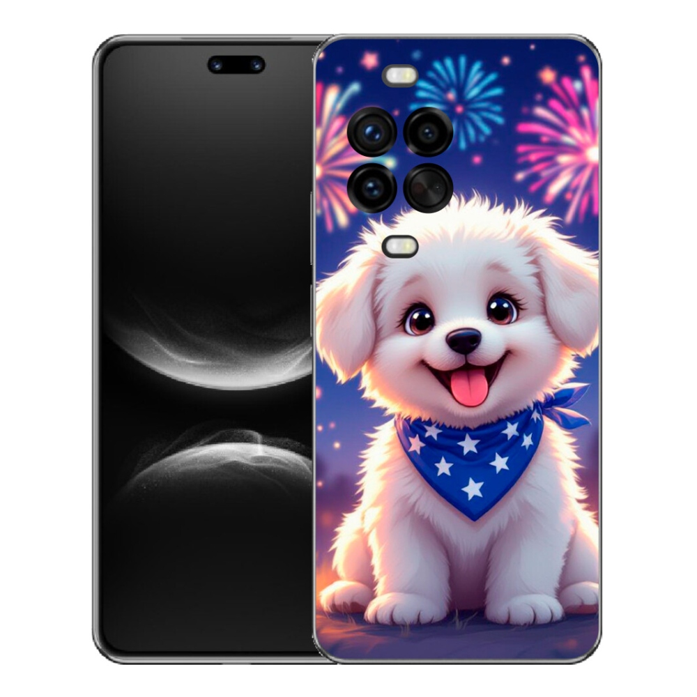 mmCase gél tok a Huawei Nova 14 Pro-hoz – ünnepi kiskutya