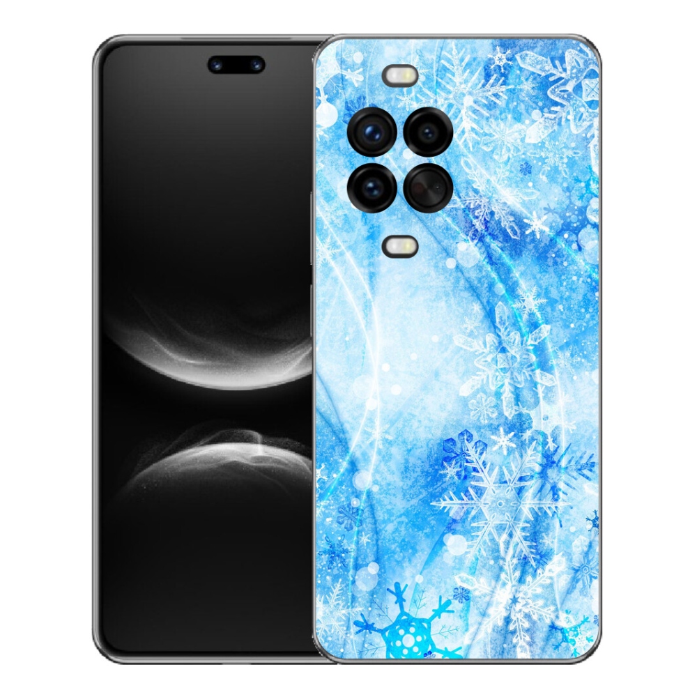 mmCase gél tok a Huawei Nova 14 Pro-hoz – hópelyhek