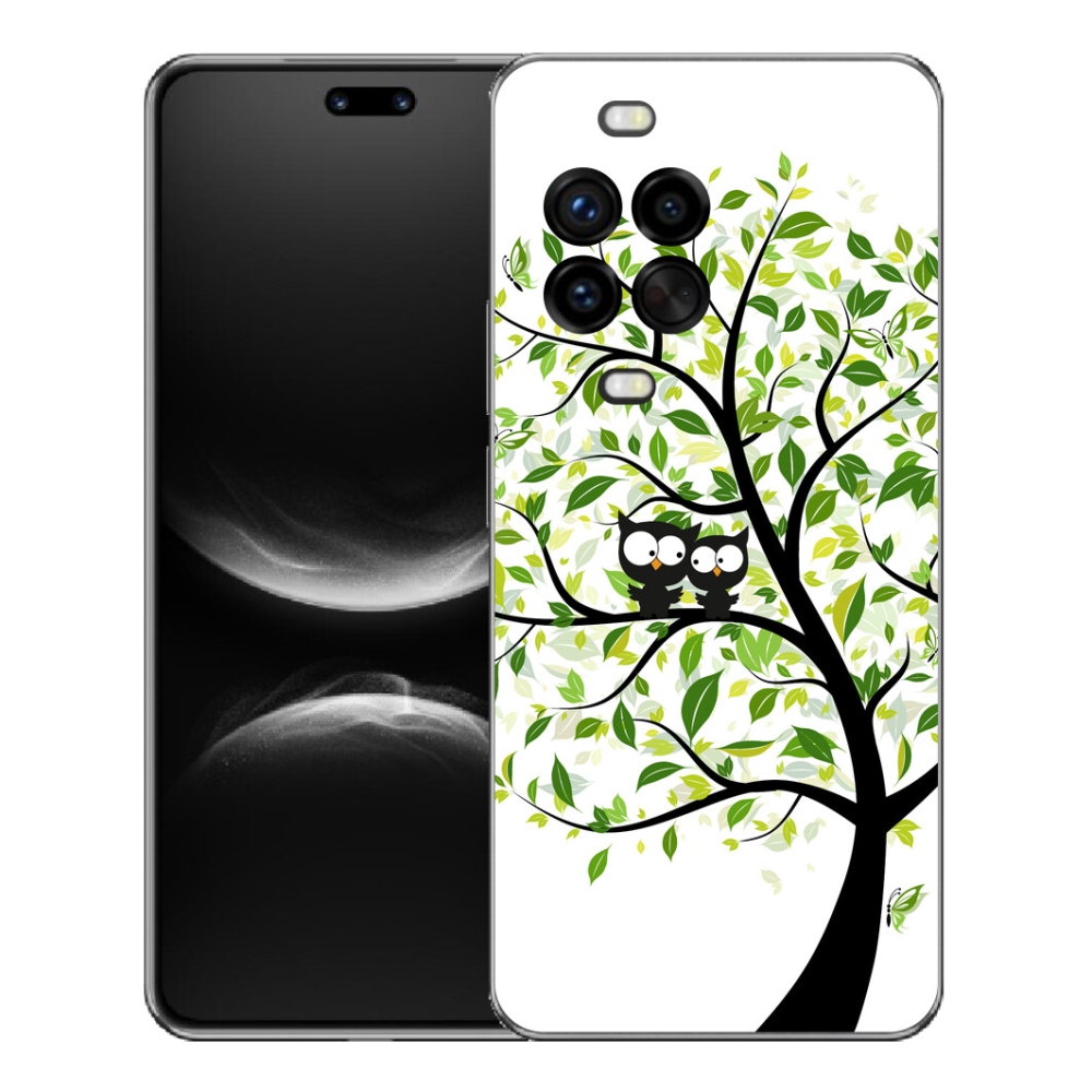 mmCase gél tok a Huawei Nova 14 Pro-hoz – baglyok a fán