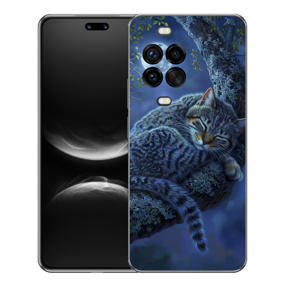 mmCase gél tok a Huawei Nova 14 Pro-hoz – alvó macska