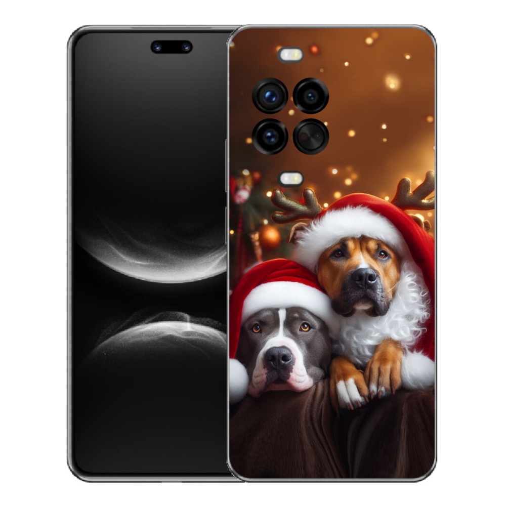 mmCase géltok a Huawei Nova 14 Pro-hoz – karácsonyi kutyák