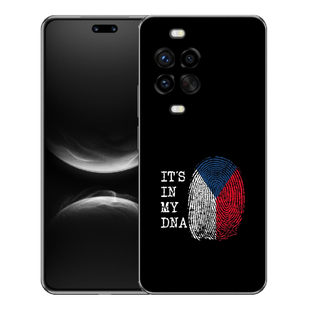 mmCase géltok a Huawei Nova 14 Pro-hoz – zászló, ujjlenyomat, fekete háttér