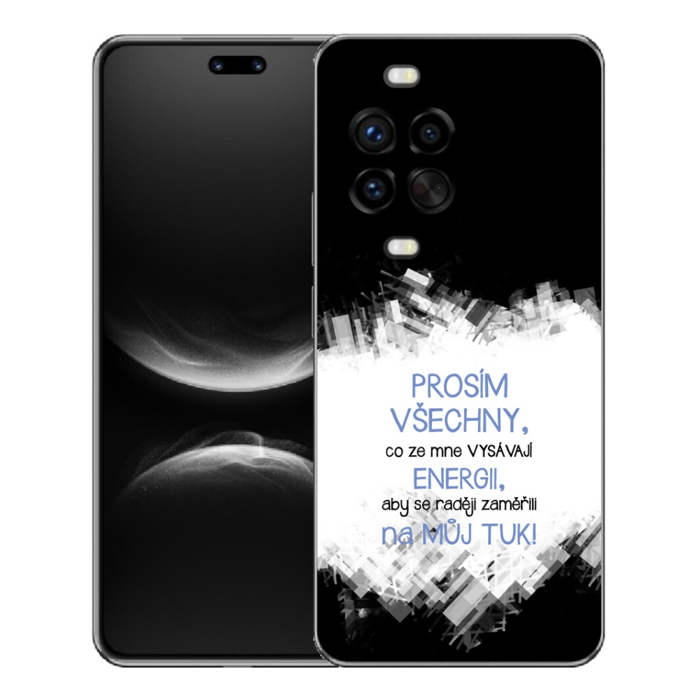 mmCase gél tok a Huawei Nova 14 Pro-hoz – vicces felirat, 1 db, kék
