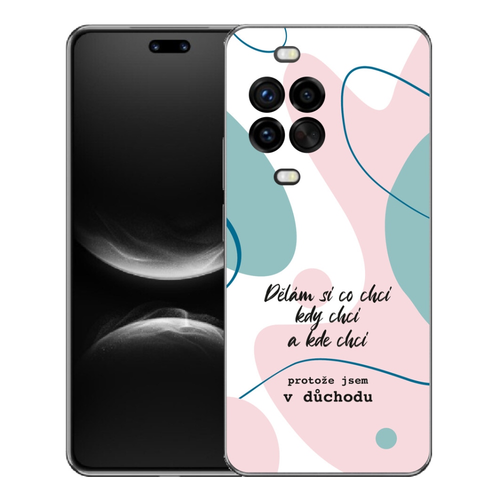 mmCase géltok a Huawei Nova 14 Pro-hoz – vicces felirat, 10 fehér háttér