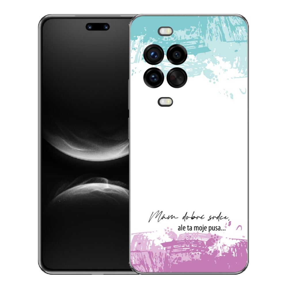 mmCase gél tok a Huawei Nova 14 Pro-hoz – vicces felirat, 3 fehér háttér