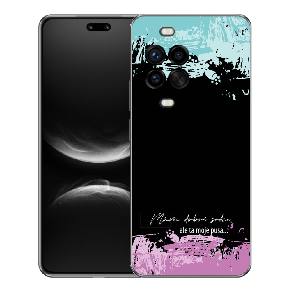 mmCase gél tok a Huawei Nova 14 Pro-hoz – vicces felirat, 3 fekete háttér