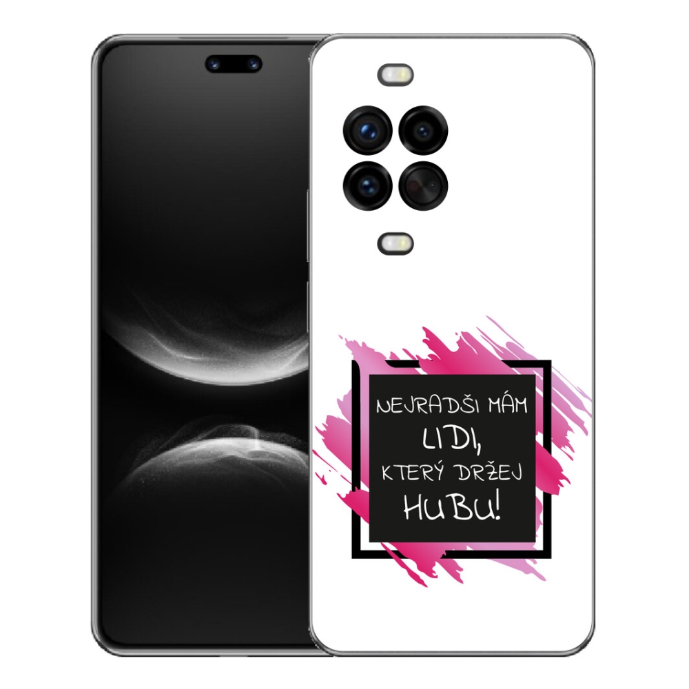 mmCase géltok a Huawei Nova 14 Pro-hoz – vicces szöveg, 7 fekete-fehér háttér