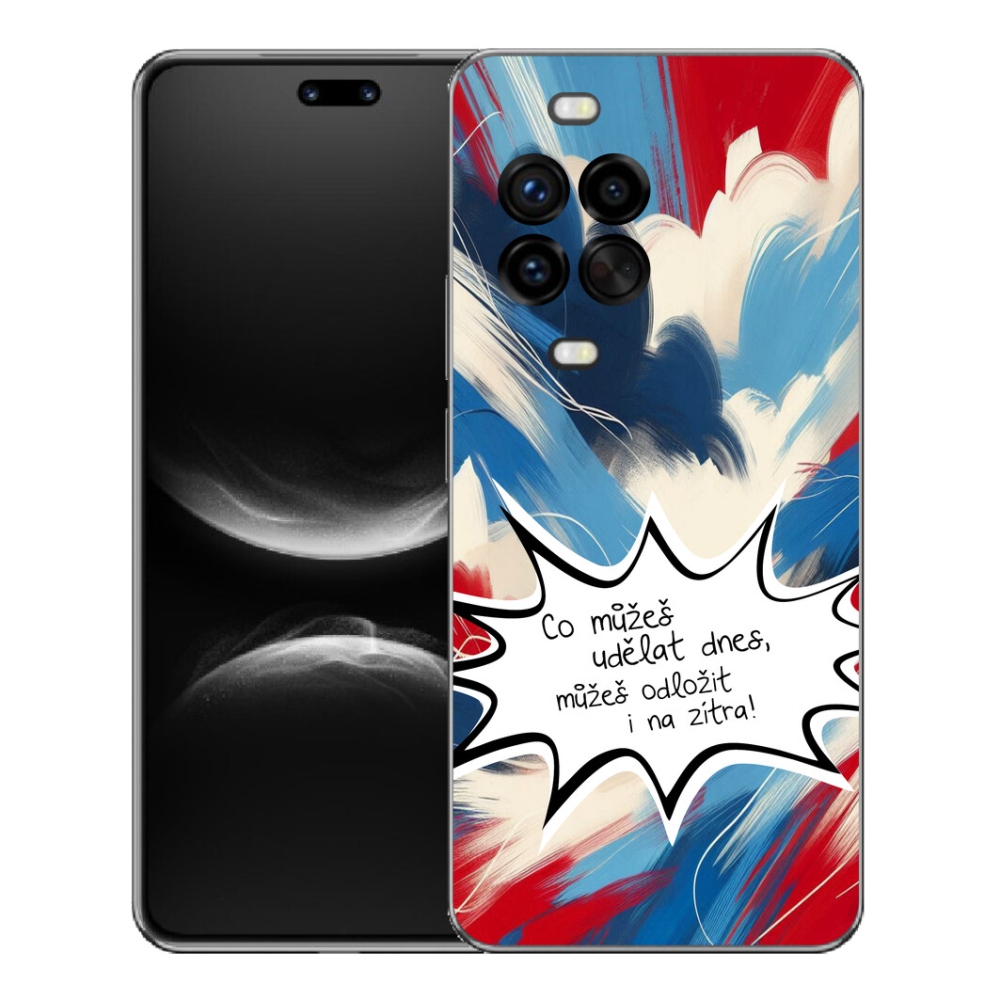 mmCase gél tok a Huawei Nova 14 Pro-hoz – vicces felirat, 9, fehér háttér
