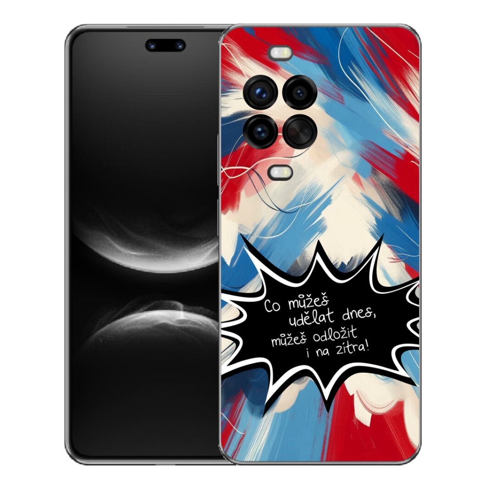 mmCase géltok a Huawei Nova 14 Pro-hoz – vicces felirat, 9, fekete háttér