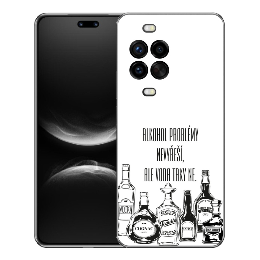 mmCase gél tok a Huawei Nova 14 Pro-hoz – vicces felirat fehér háttérrel