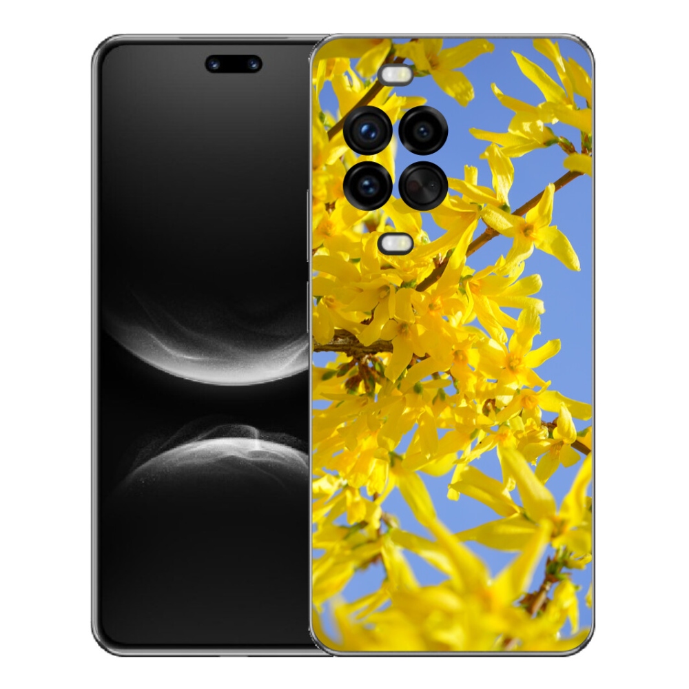 mmCase gél tok a Huawei Nova 14 Pro-hoz – sárga virágok