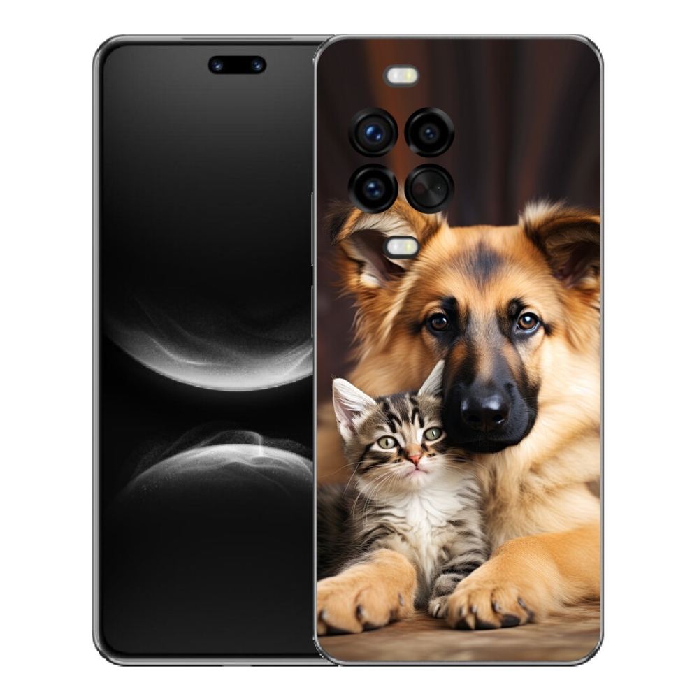 mmCase gélhuzat a Huawei Nova 14 Pro-hoz – állati barátság