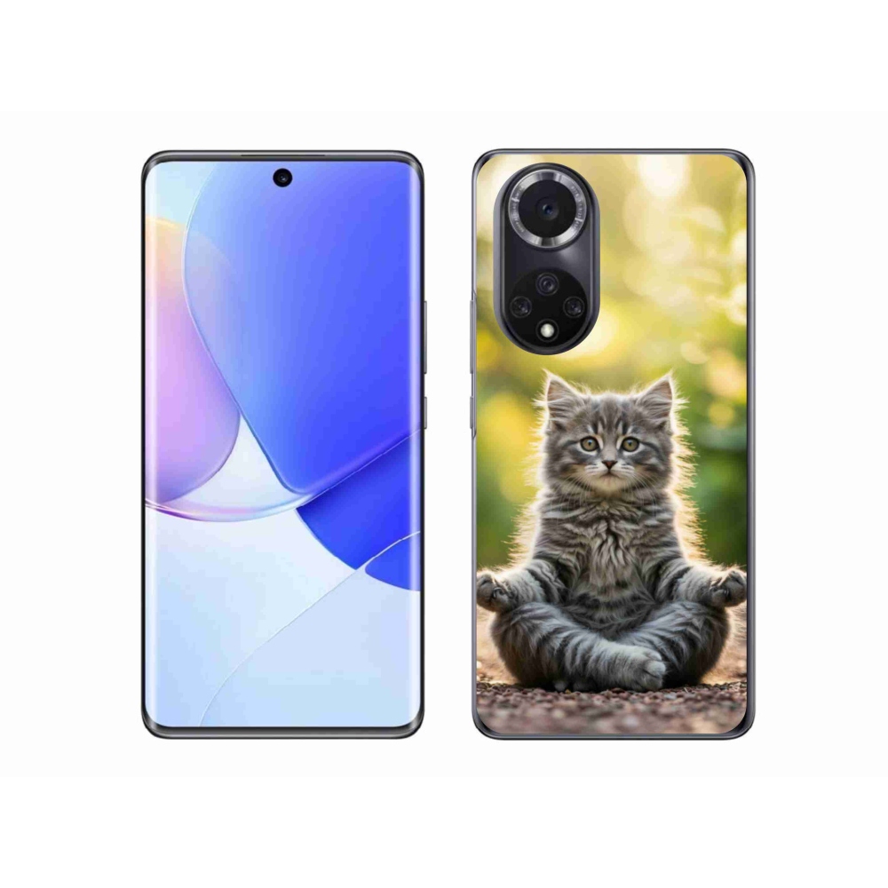 Gél borító mmCase a Huawei Nova 9-en - meditáló cica