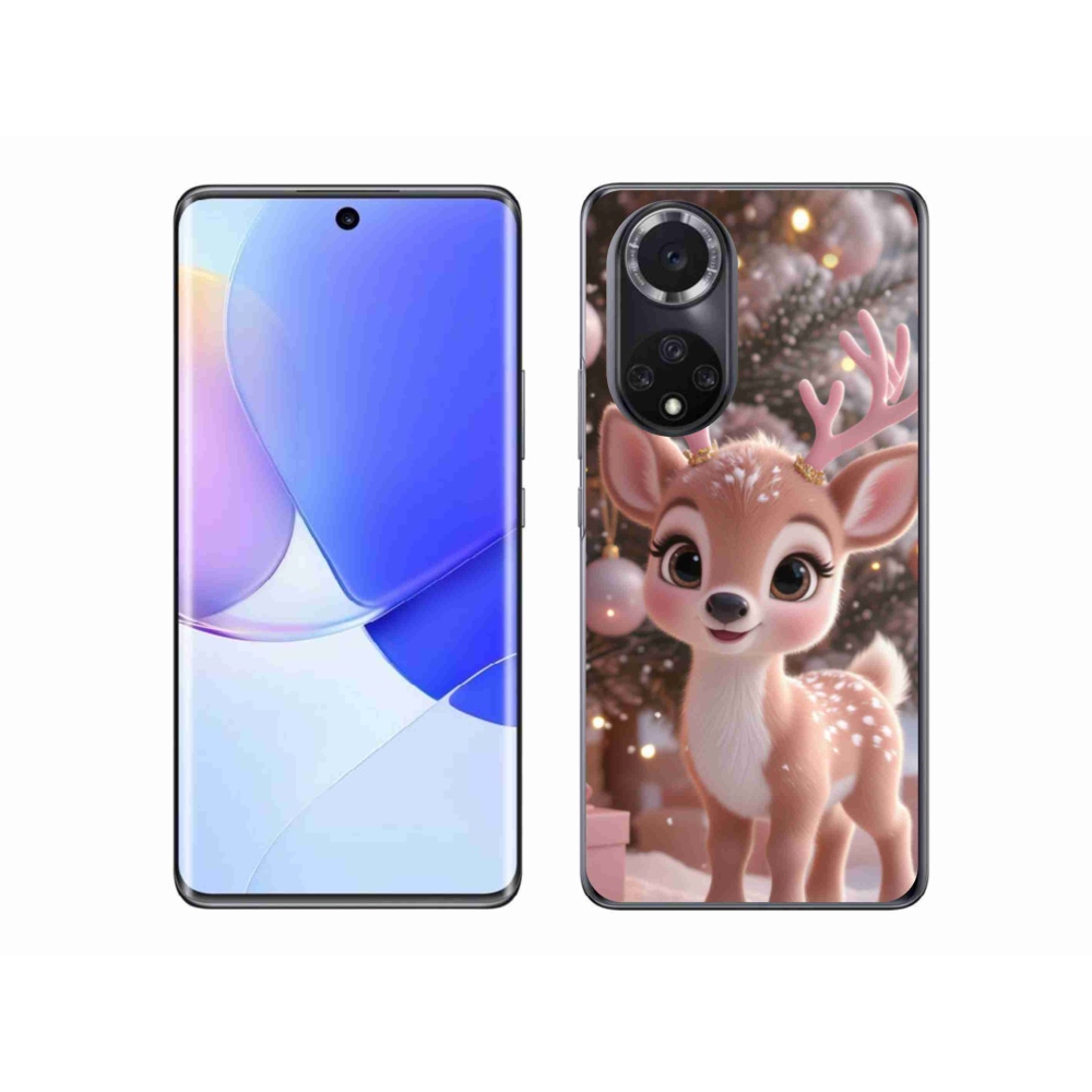Gél borítás mmCase a Huawei Nova 9 készülékhez - aranyos rénszarvas