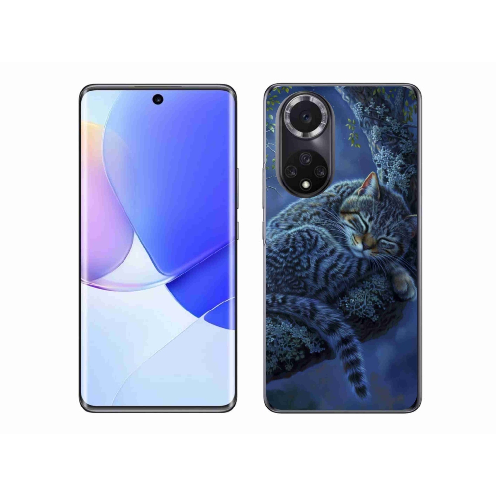 Gél borítás mmCase a Huawei Nova 9-en - alvó macska