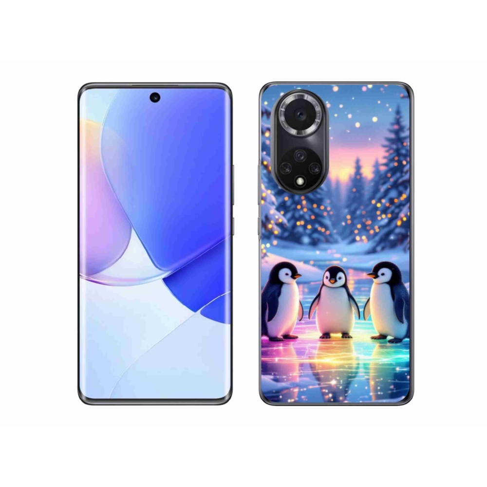 Gél borítás mmCase a Huawei Nova 9 készülékhez - pingvinek
