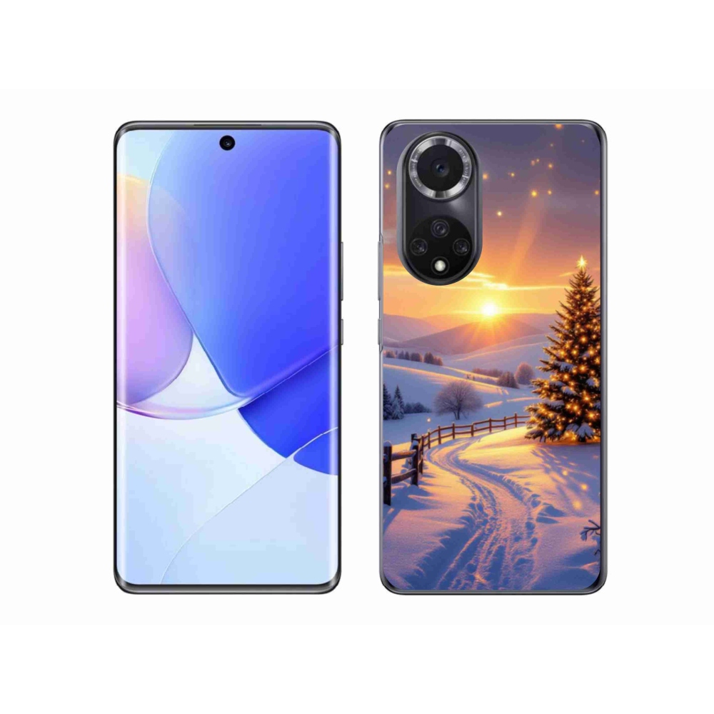 Gél borítás mmCase a Huawei Nova 9-en - téli tájkép