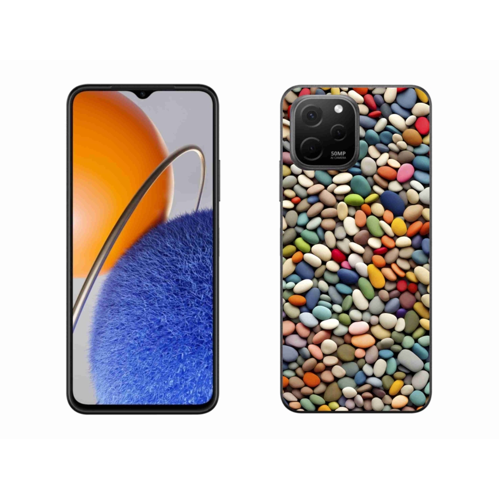 Gél borító mmCase a Huawei Nova Y61 készülékhez - színes strasszkövek 2