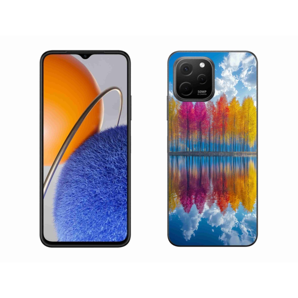 Gél borító mmCase a Huawei Nova Y61-en - színes fák