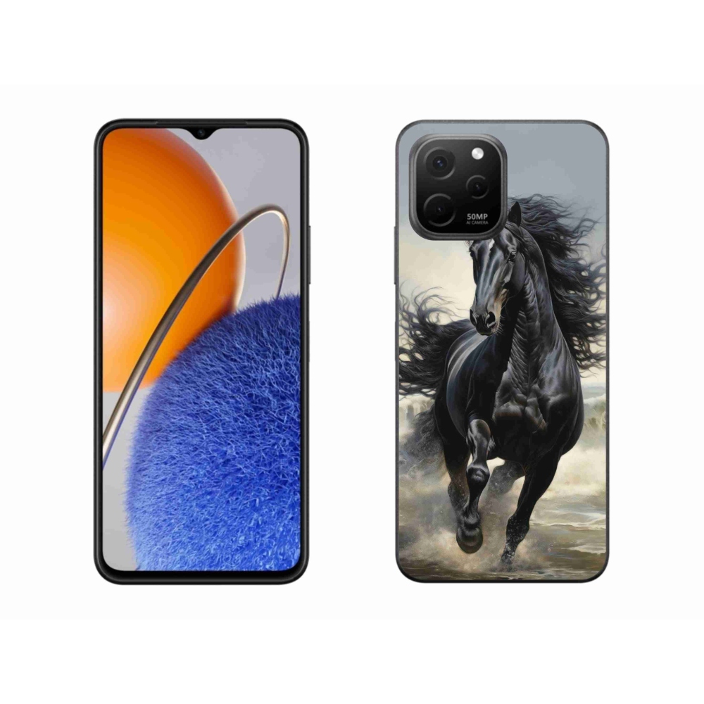 mmCase gélhuzat a Huawei Nova Y61-hez – fekete színben