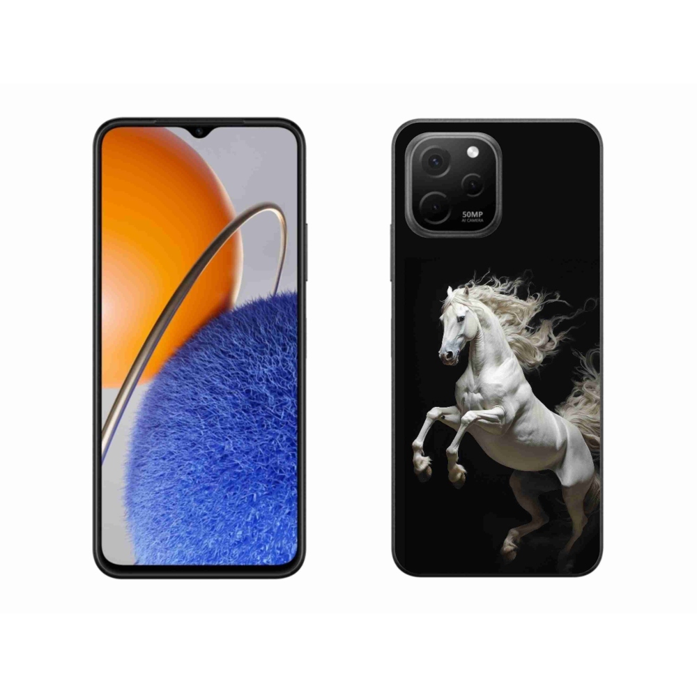 Gél borítás mmCase a Huawei Nova Y61-hez - fehér ló 4