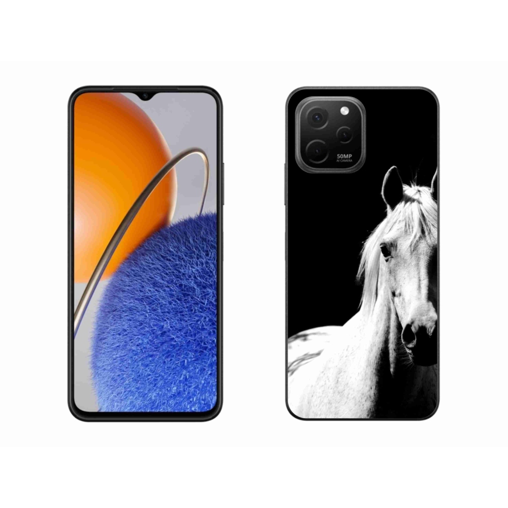 Gél borítás mmCase a Huawei Nova Y61-hez - fehér ló 5