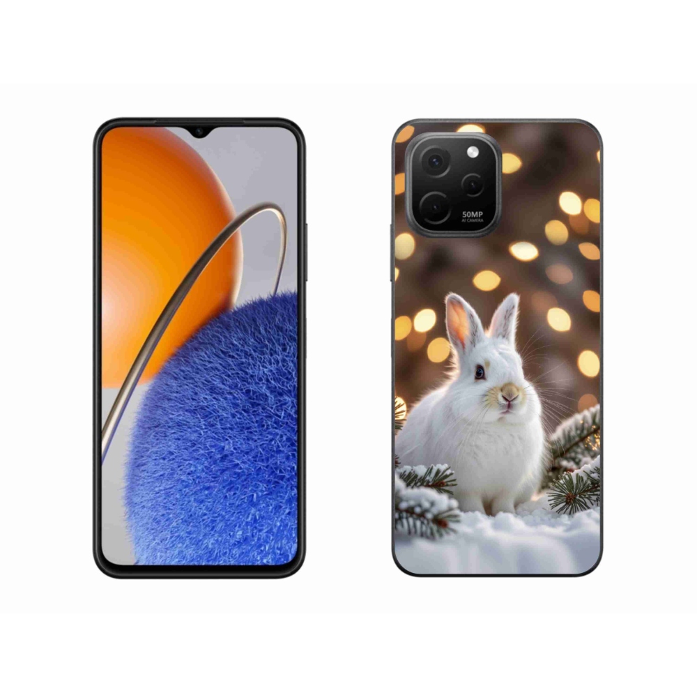 mmCase gél tok a Huawei Nova Y61-hez – fehér nyúl