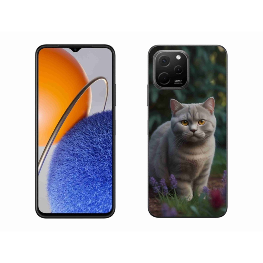 Gél borítás mmCase a Huawei Nova Y61 készülékhez - brit macska