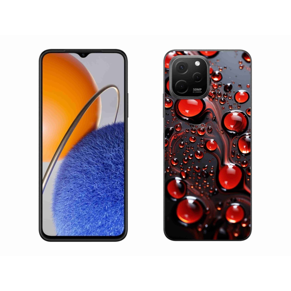 Gél borítás mmCase a Huawei Nova Y61-hez - piros csepp 2
