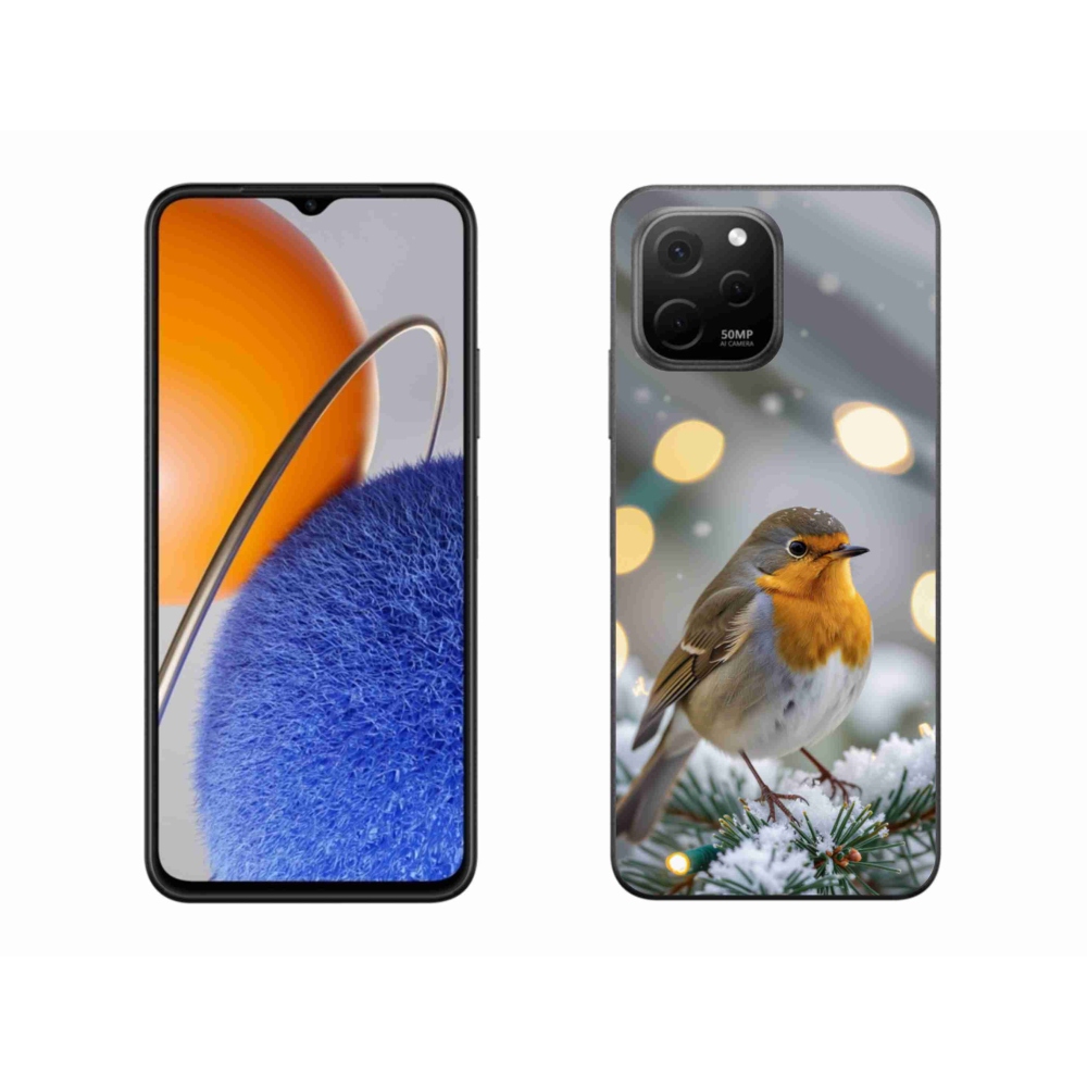 mmCase gélhuzat a Huawei Nova Y61-hez – téli piros