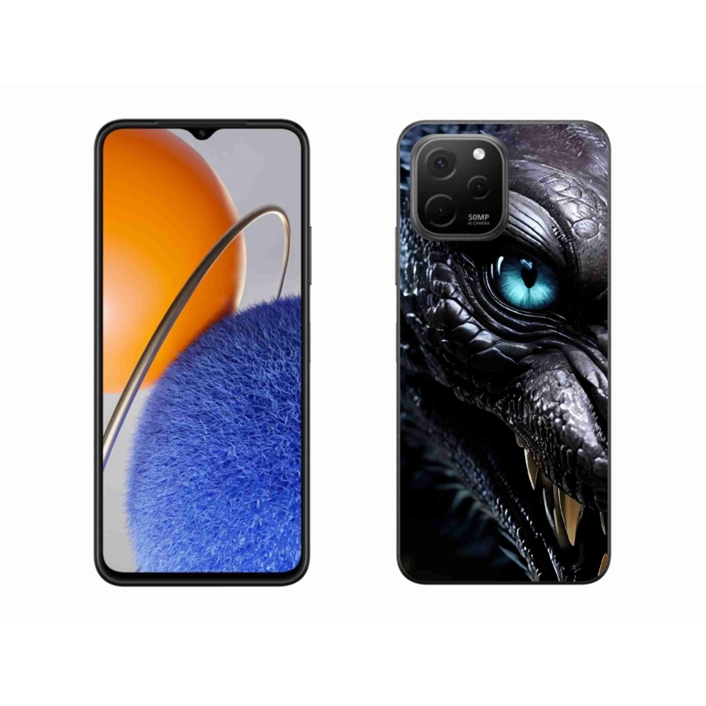 mmCase gél tok a Huawei Nova Y61-hez – sárkányos mintával