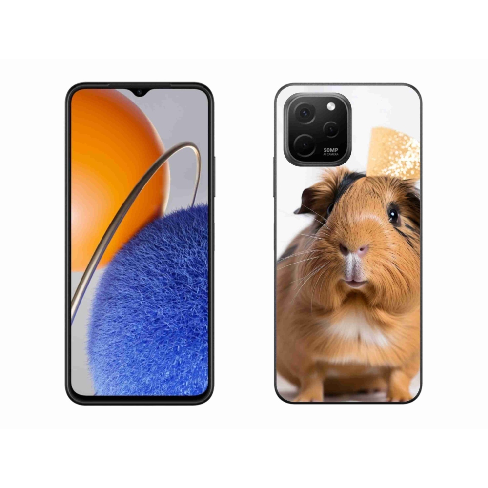 Gél borítás mmCase a Huawei Nova Y61 készülékhez - barna tengerimalac