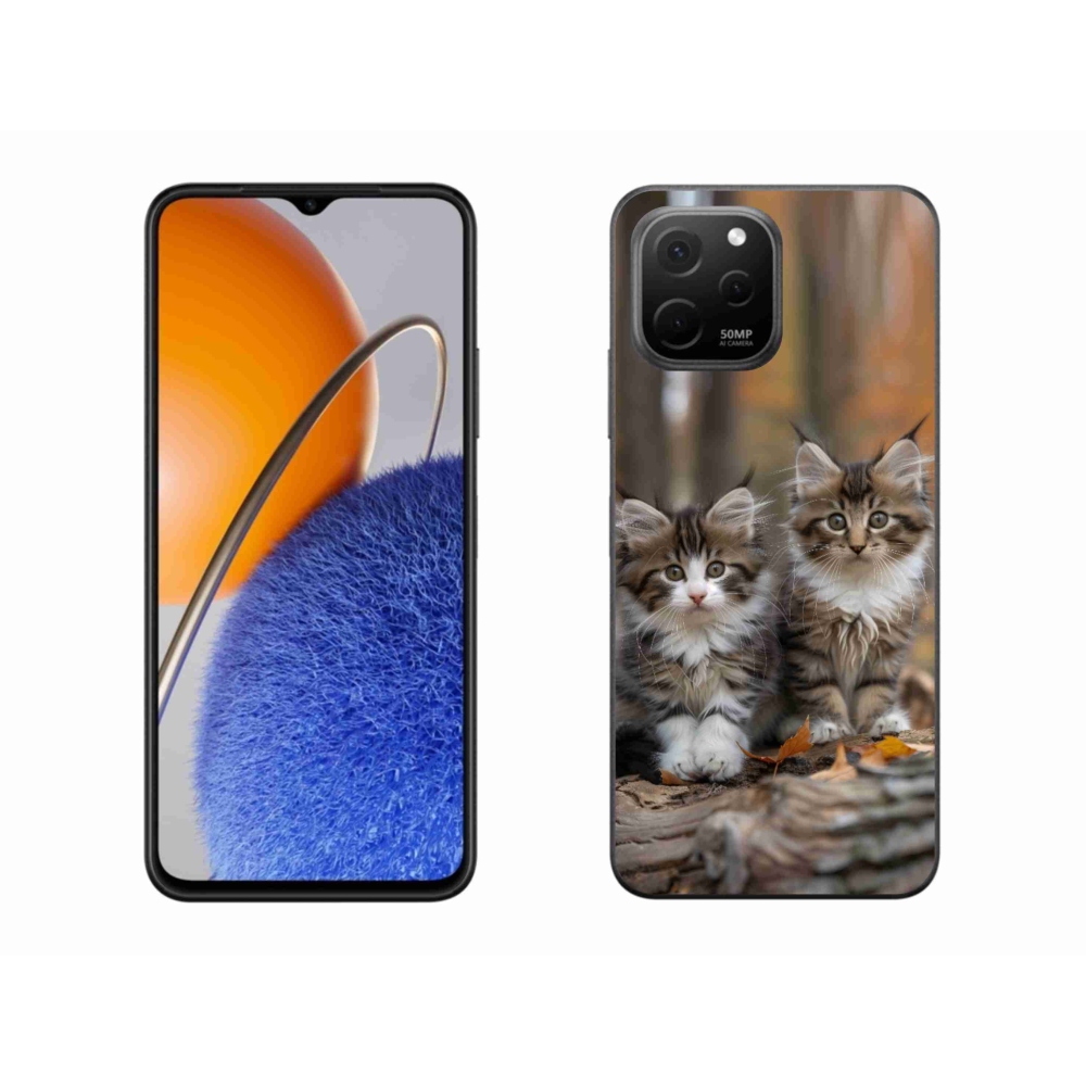 mmCase gél tok a Huawei Nova Y61-hez – macska duó 3