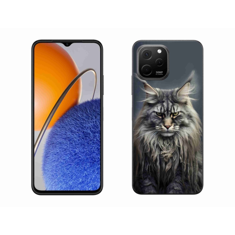 Gél borítás mmCase a Huawei Nova Y61 készülékhez - macskaszem nézet 4