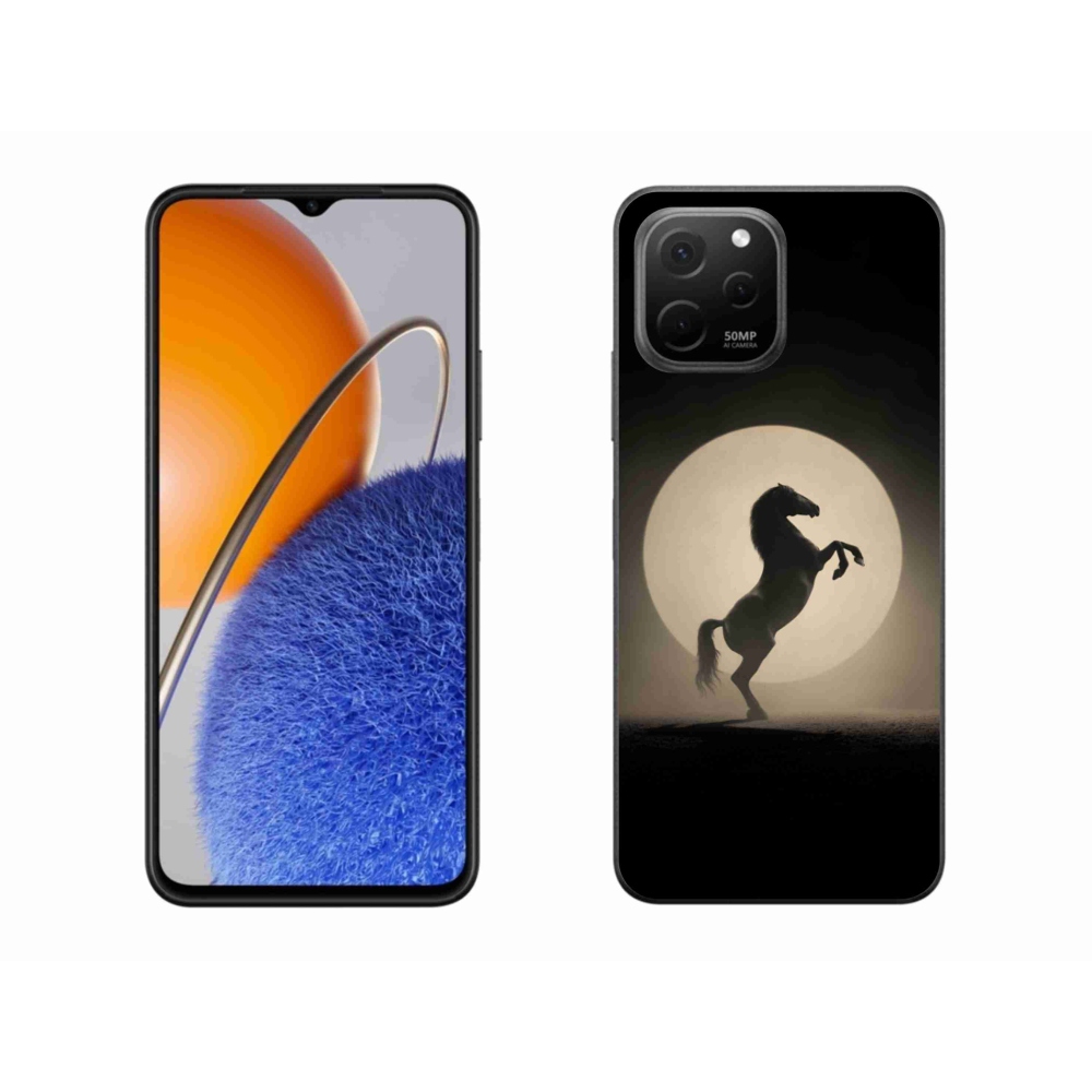 Gél borítás mmCase a Huawei Nova Y61 készülékhez - ló sziluettben